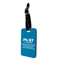 Thumbnail for Pilot [Noun] Designed Luggage Tag