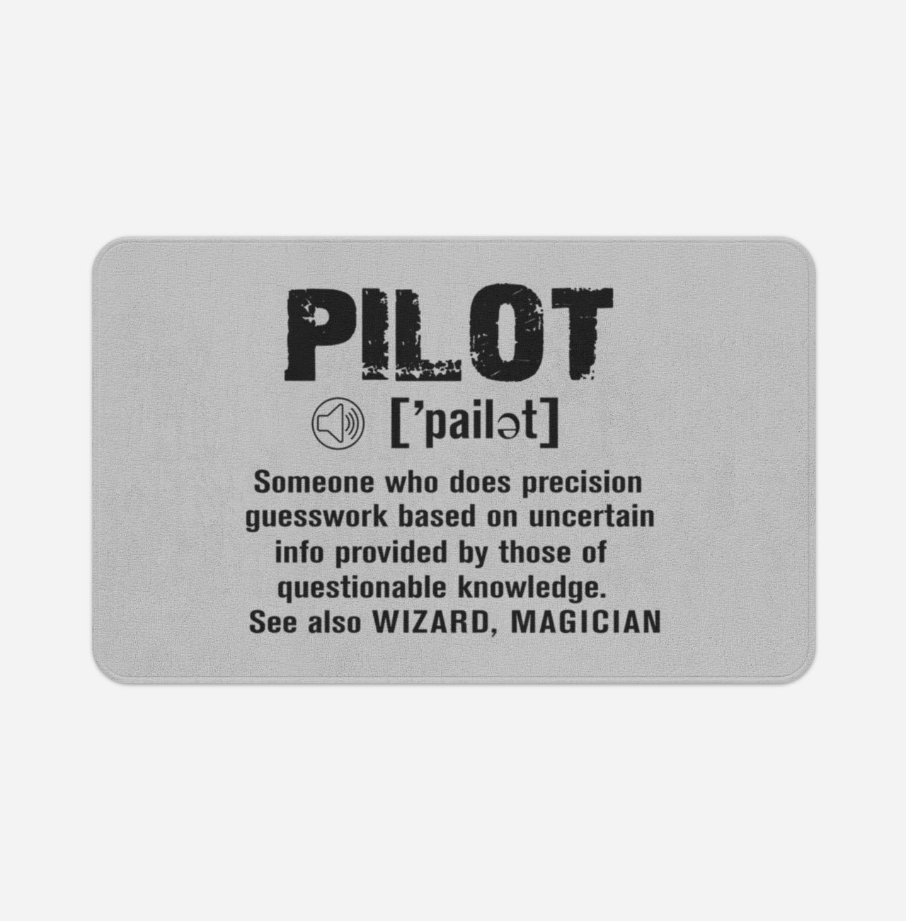 Pilot [Noun] Designed Bath Mats