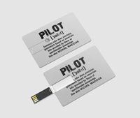 Thumbnail for Pilot [Noun] Designed USB Cards