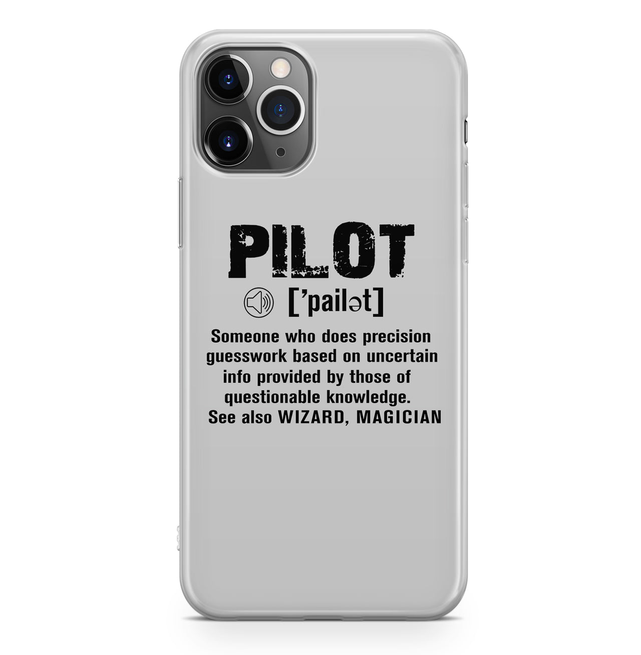 Pilot [Noun] Designed iPhone Cases