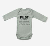 Thumbnail for Pilot [Noun] Designed Baby Bodysuits