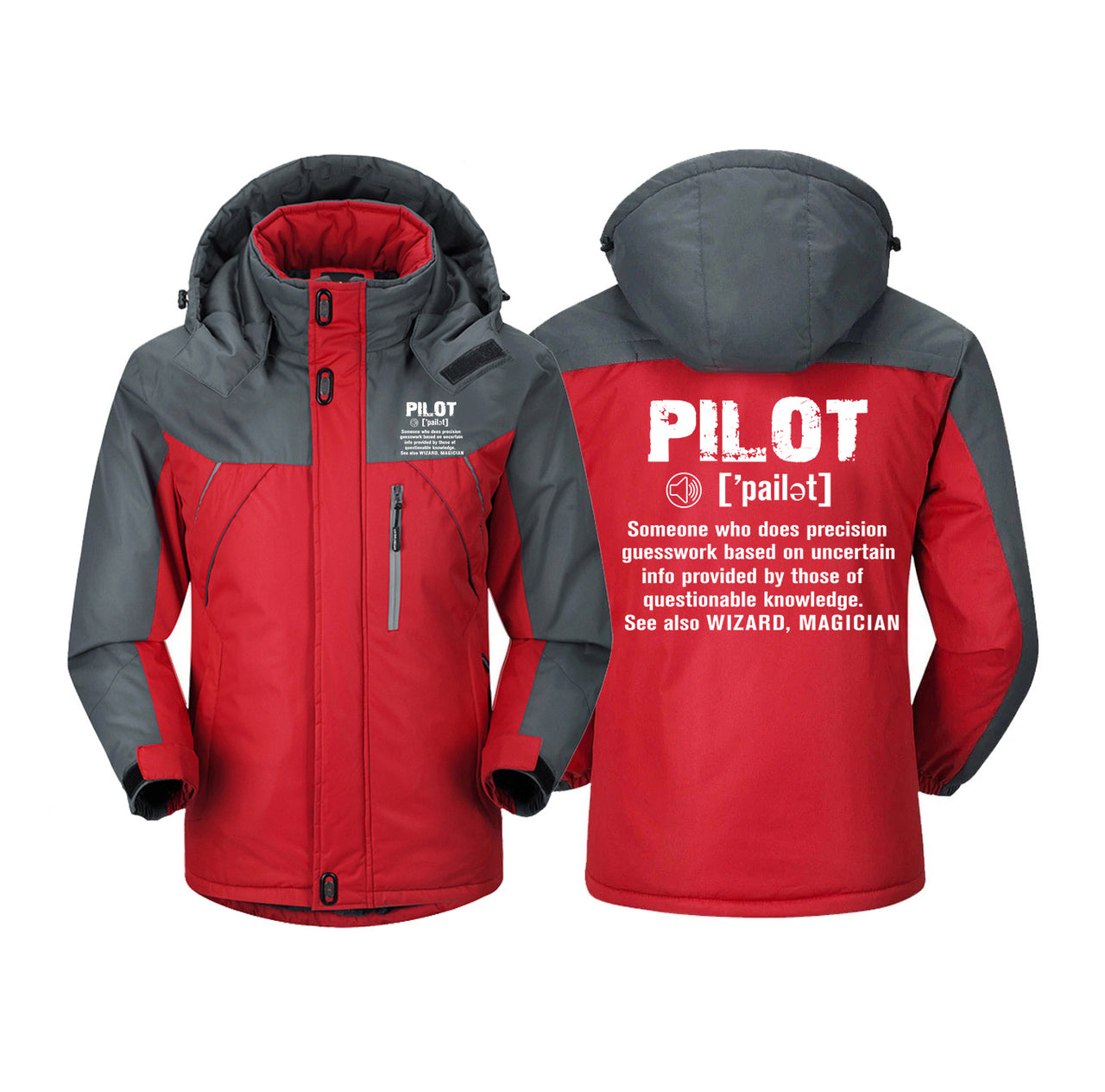 Pilot [Noun] Designed Thick Winter Jackets