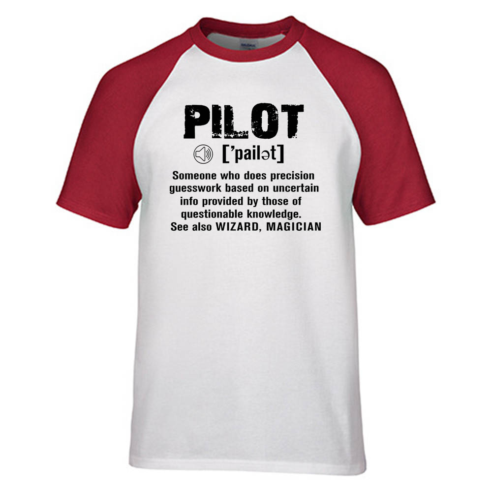 Pilot [Noun] Designed Raglan T-Shirts