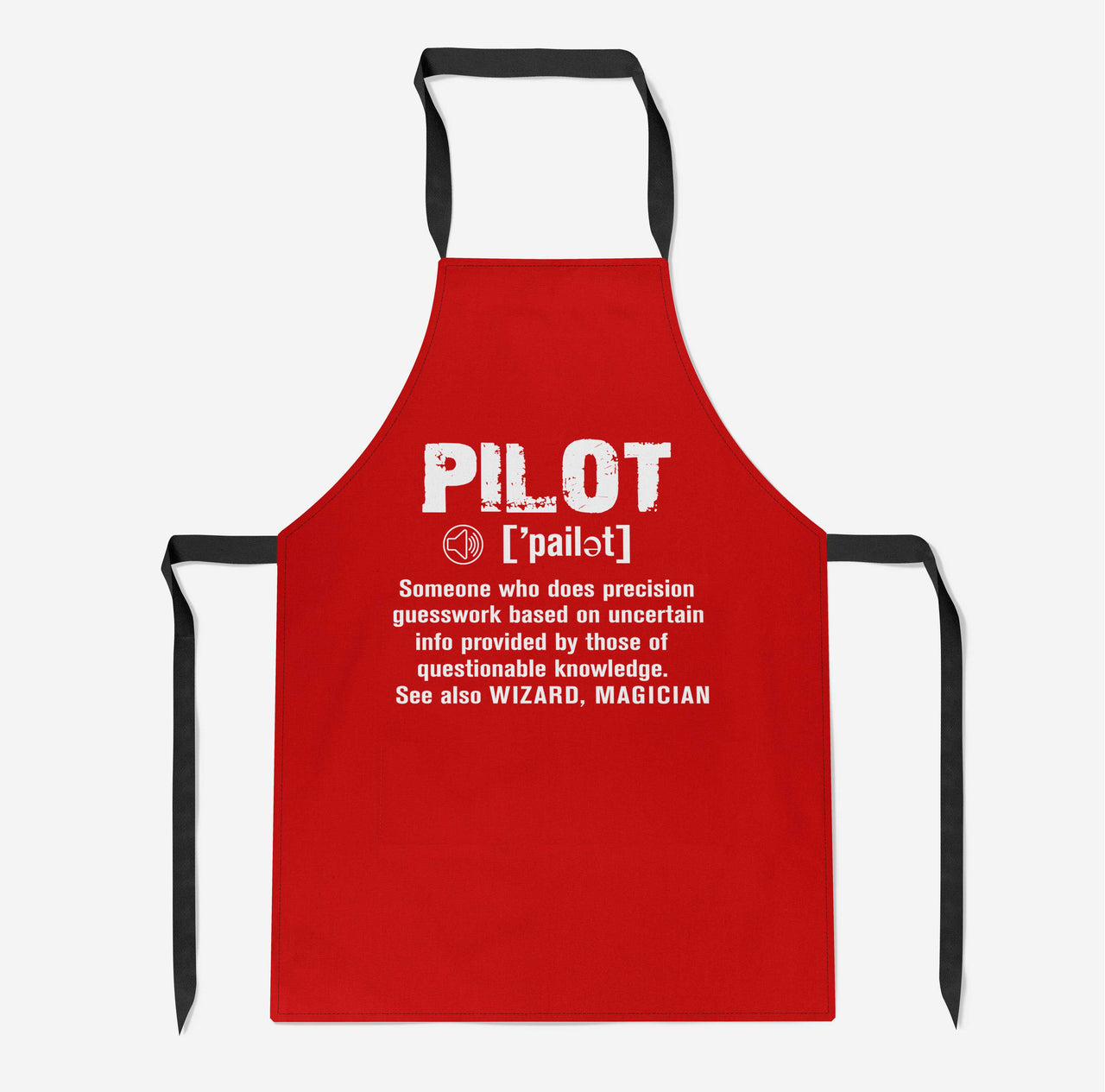 Pilot [Noun] Designed Kitchen Aprons
