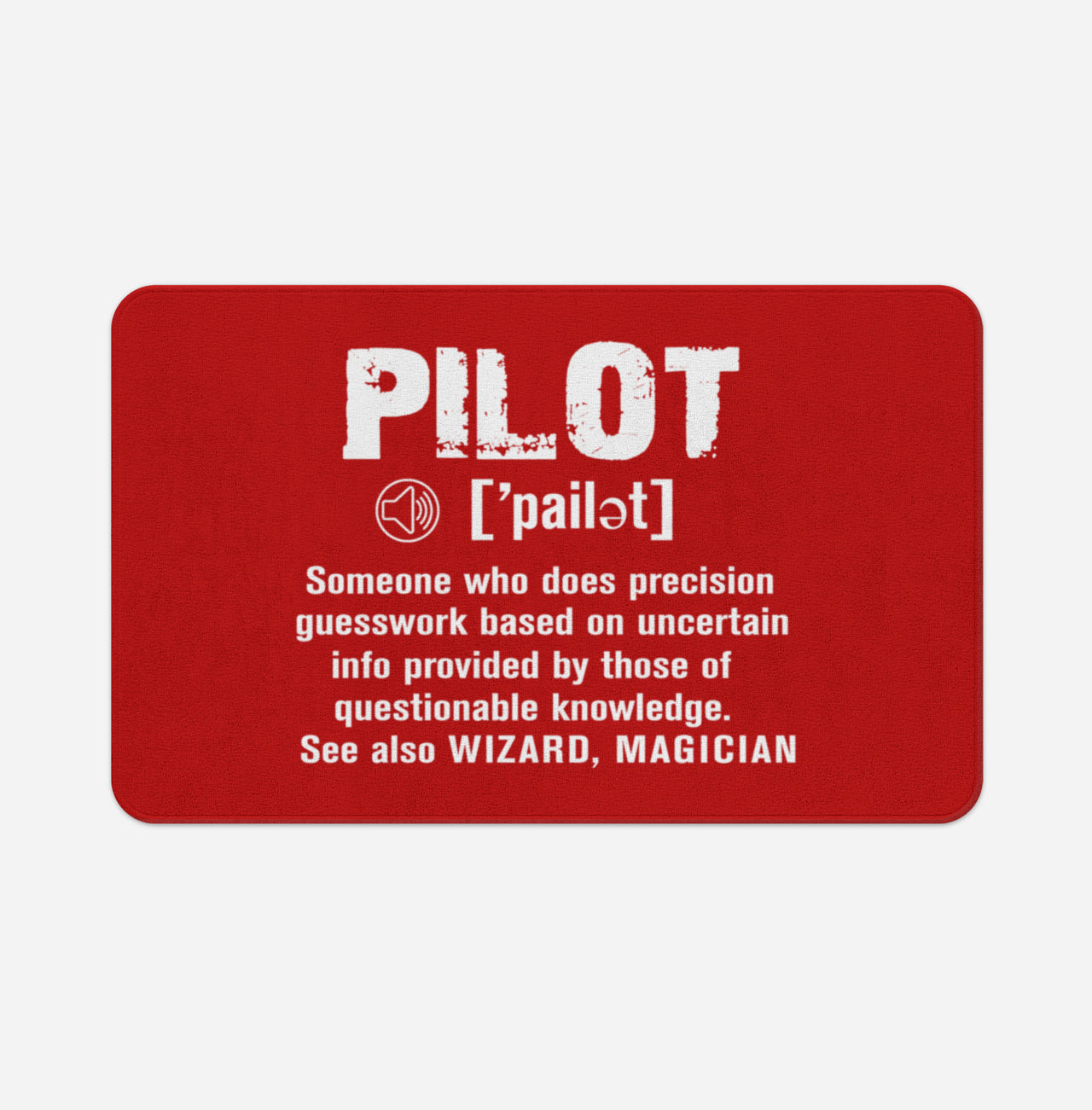 Pilot [Noun] Designed Bath Mats