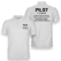 Thumbnail for Pilot [Noun] Designed Double Side Polo T-Shirts