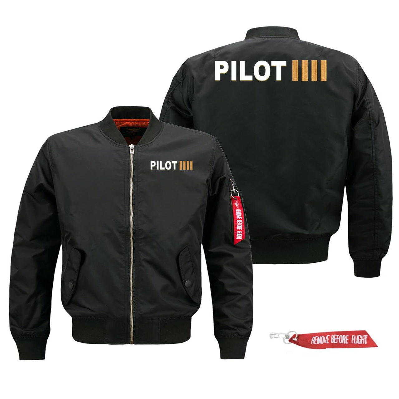 Pilot Original Epaulettes 4 Lines Designed Pilot Jackets Customizable