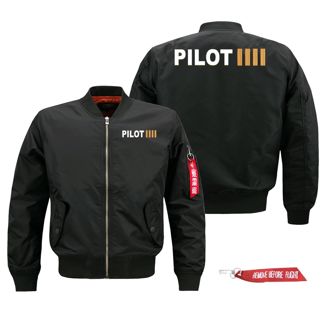 Pilot & Original Epaulettes (4 Lines) Designed Pilot Jackets (Customizable)