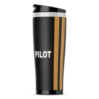 Thumbnail for PILOT & Epaulettes (4,3,2 Lines) Designed Stainless Steel Travel Mugs
