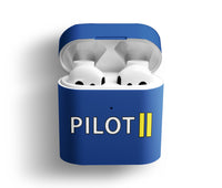 Thumbnail for Pilot & Stripes (2 Lines) Designed AirPods Cases