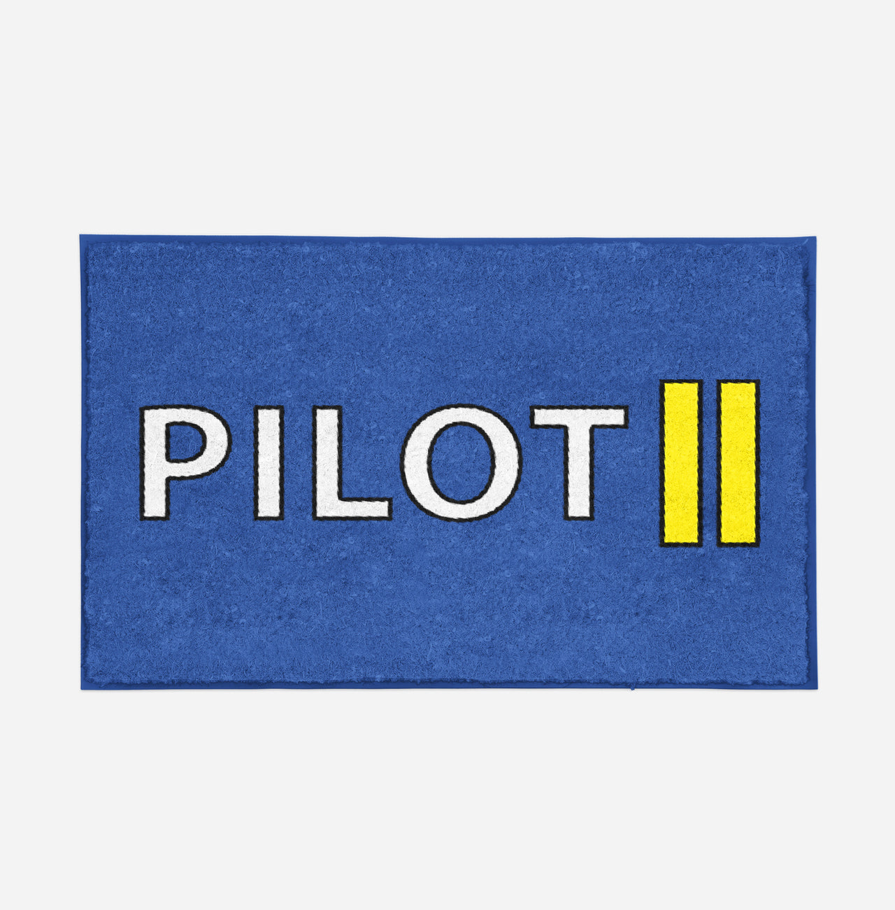 Pilot & Stripes (2 Lines) Designed Door Mats