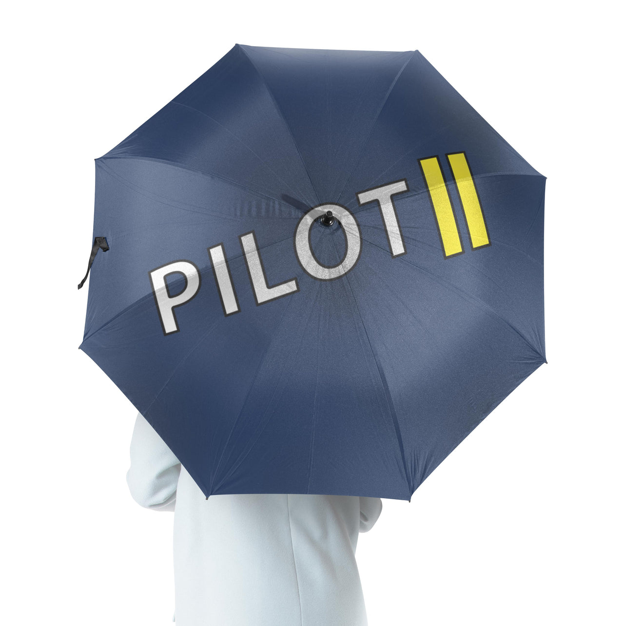 Pilot & Stripes (2 Lines) Designed Umbrella
