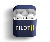 Thumbnail for Pilot & Stripes (2 Lines) Designed AirPods  Cases