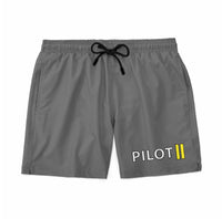 Thumbnail for Pilot & Stripes (2 Lines) Designed Swim Trunks & Shorts