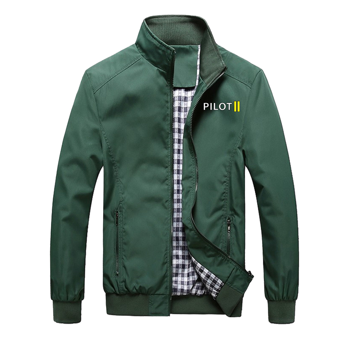 Pilot & Stripes (2 Lines) Designed Stylish Jackets