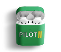 Thumbnail for Pilot & Stripes (2 Lines) Designed AirPods Cases