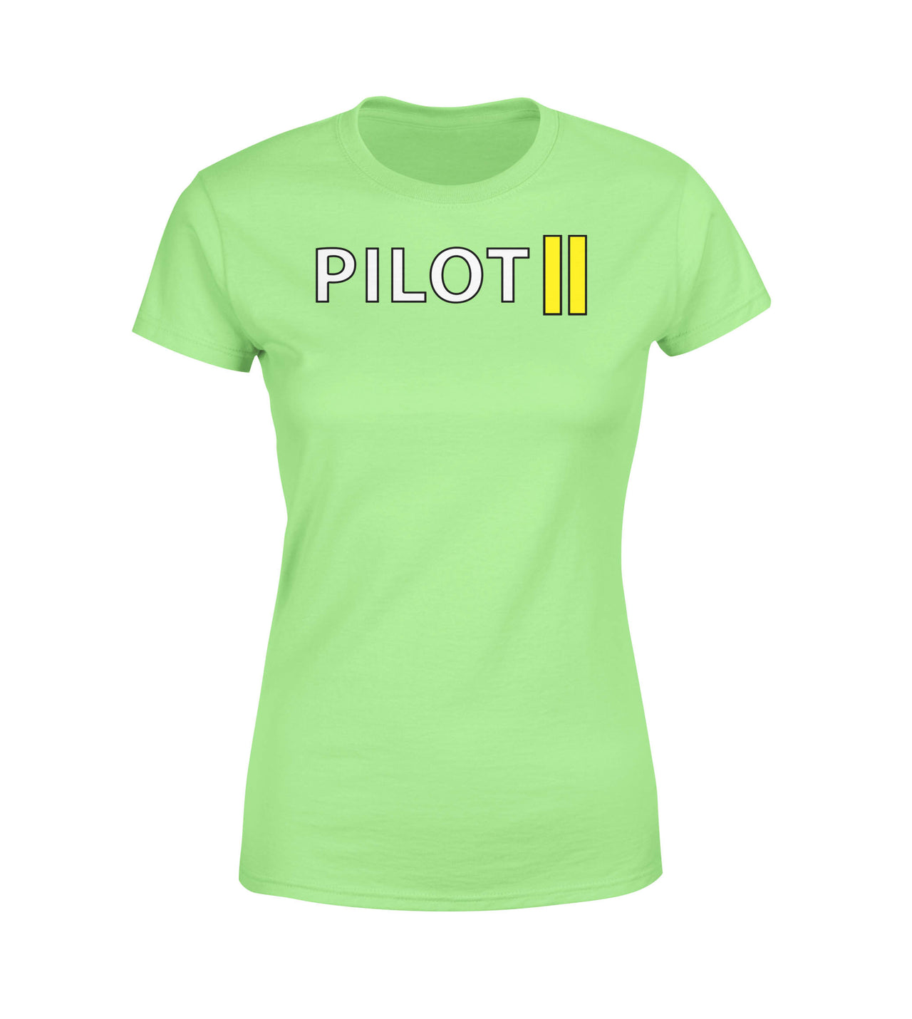 Pilot & Stripes (2 Lines) Designed Women T-Shirts