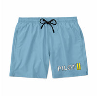 Thumbnail for Pilot & Stripes (2 Lines) Designed Swim Trunks & Shorts