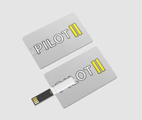 Thumbnail for Pilot & Stripes (2 Lines) Designed USB Cards