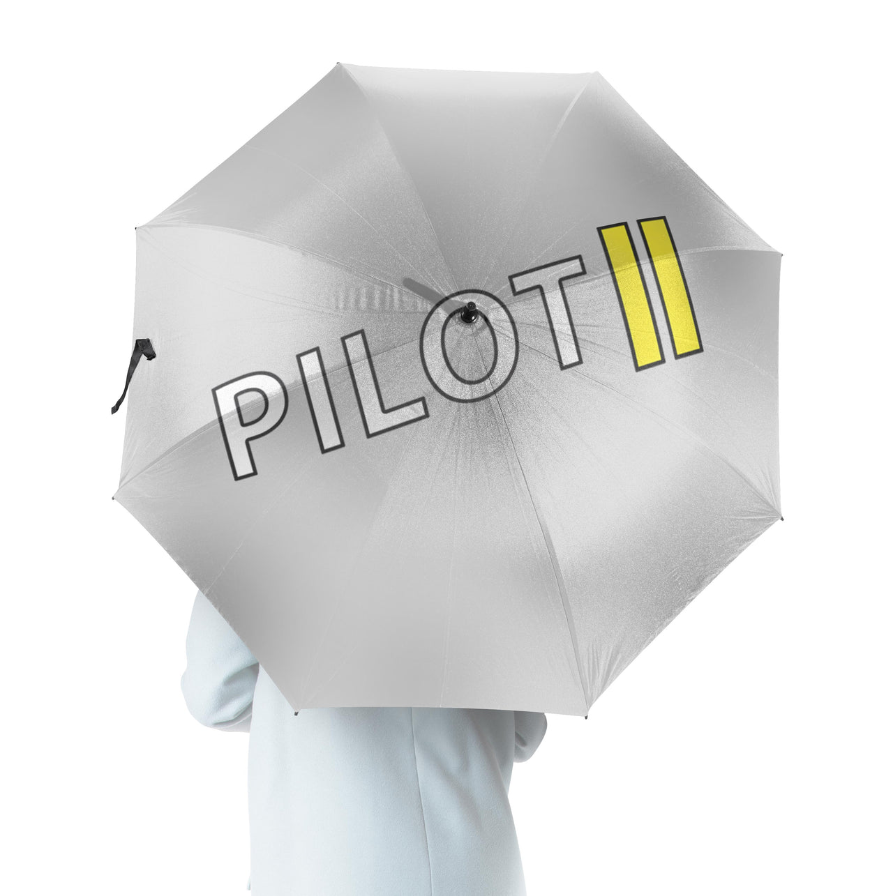 Pilot & Stripes (2 Lines) Designed Umbrella