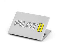 Thumbnail for Pilot & Stripes (2 Lines) Designed Macbook Cases