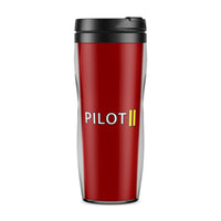 Thumbnail for Pilot & Stripes (2 Lines) Designed Travel Mugs
