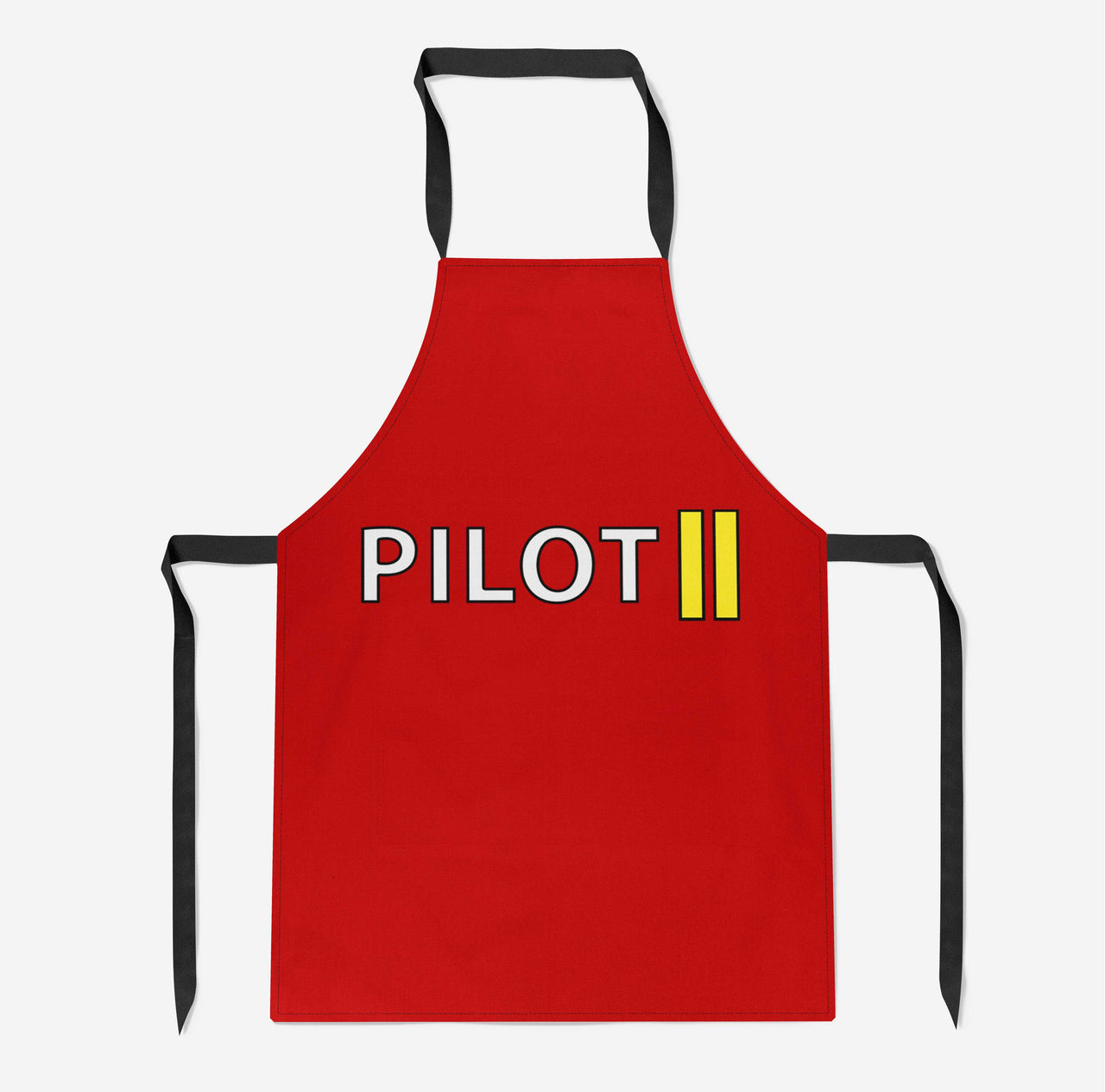 Pilot & Stripes (2 Lines) Designed Kitchen Aprons