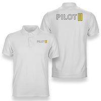 Thumbnail for Pilot & Stripes (2 Lines) Designed Double Side Polo T-Shirts