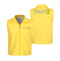 Thumbnail for Pilot & Stripes (2 Lines) Designed Thin Style Vests