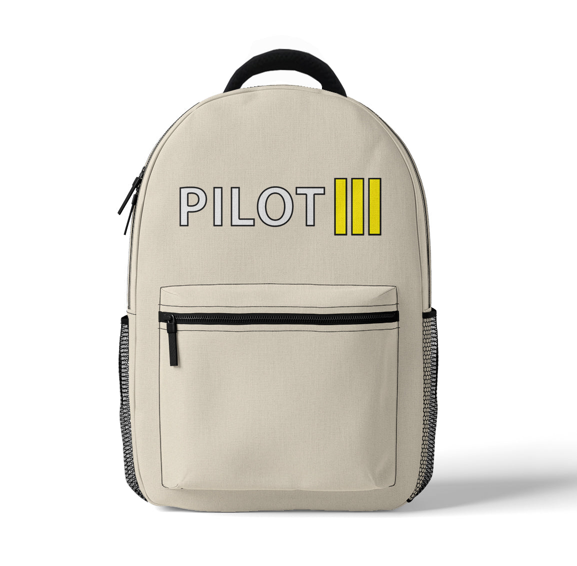 Pilot & Stripes (3 Lines) Designed 3D Backpacks