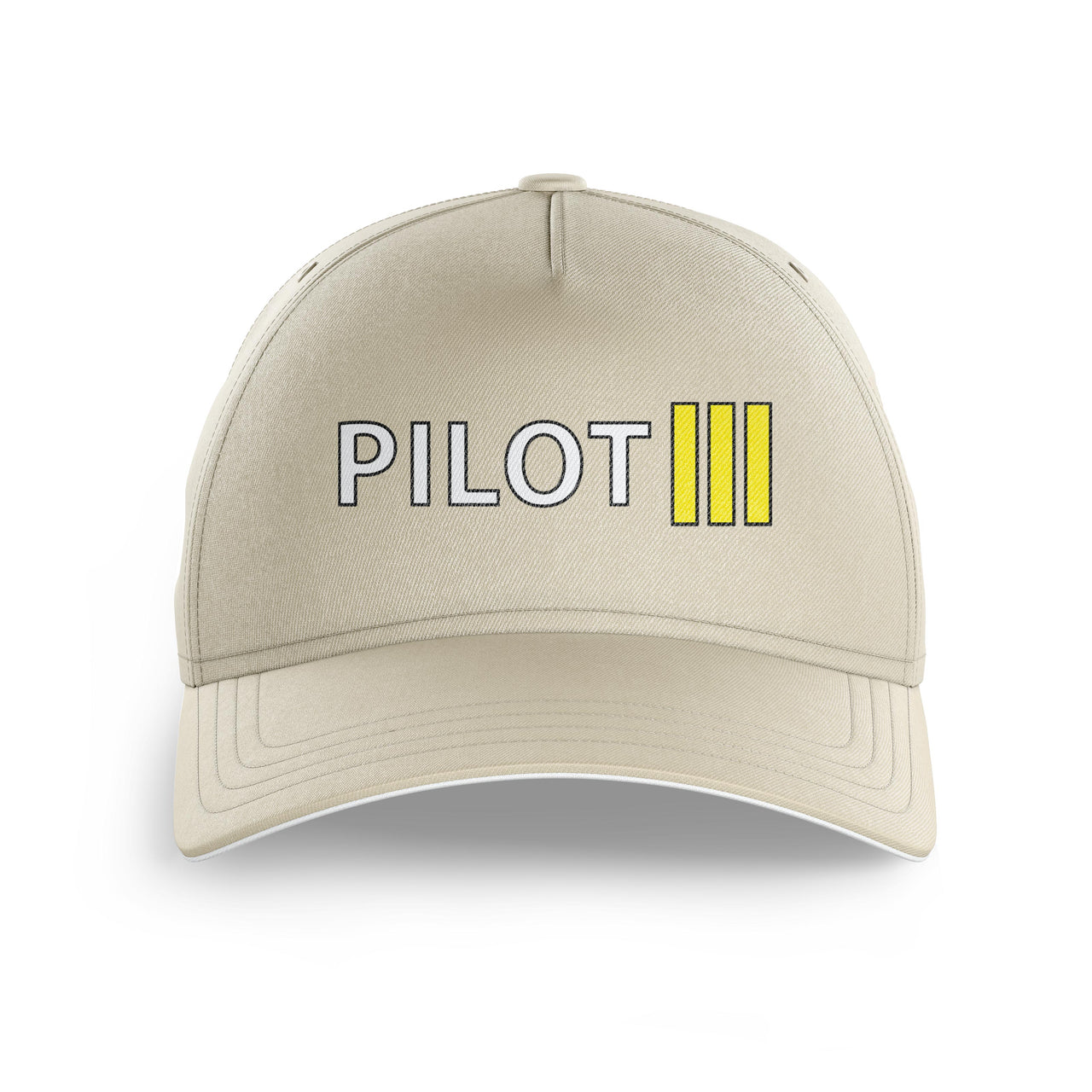 Pilot & Stripes (3 Lines) Printed Hats