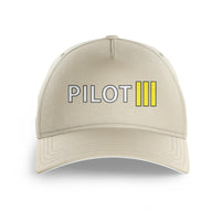 Thumbnail for Pilot & Stripes (3 Lines) Printed Hats