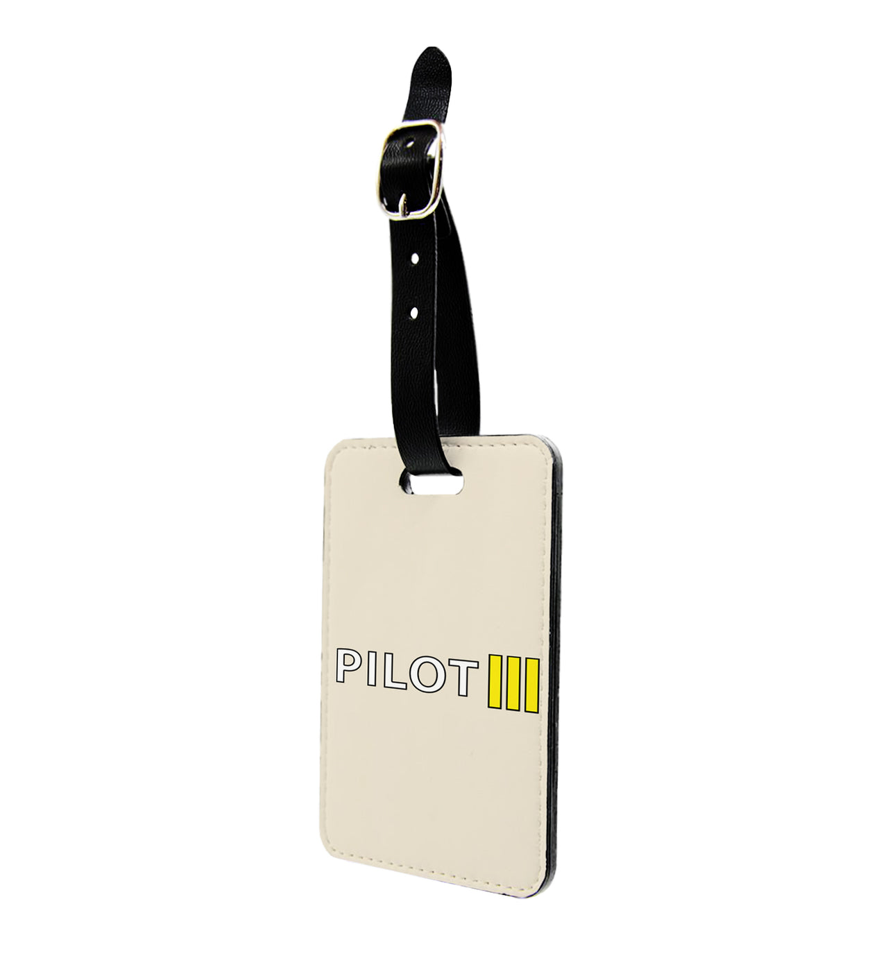 Pilot & Stripes (3 Lines) Designed Luggage Tag