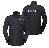 Thumbnail for Pilot & Stripes (3 Lines) Designed Military Coats