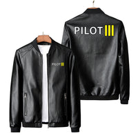 Thumbnail for Pilot & Stripes (3 Lines) Designed PU Leather Jackets