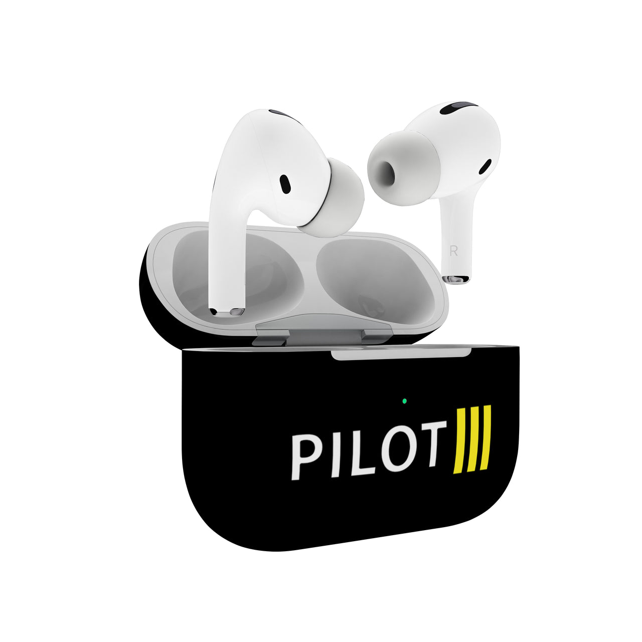 Pilot & Stripes (3 Lines) Designed AirPods  Cases