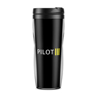 Thumbnail for Pilot & Stripes (3 Lines) Designed Travel Mugs