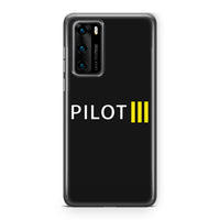 Thumbnail for Pilot & Stripes (3 Lines) Designed Huawei Cases