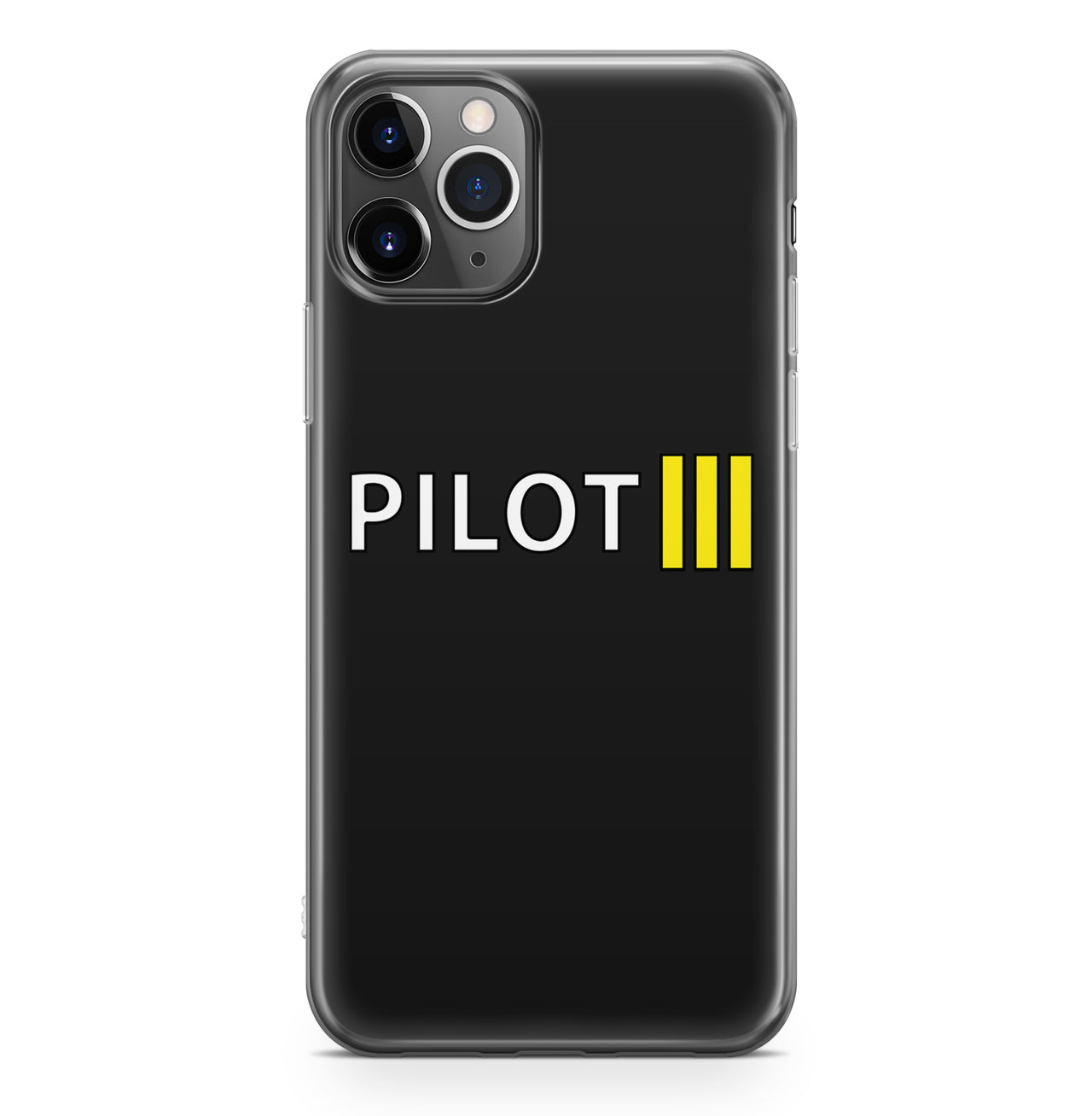 Pilot & Stripes (3 Lines) Designed iPhone Cases