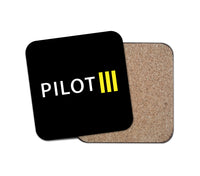 Thumbnail for Pilot & Stripes (3 Lines) Designed Coasters