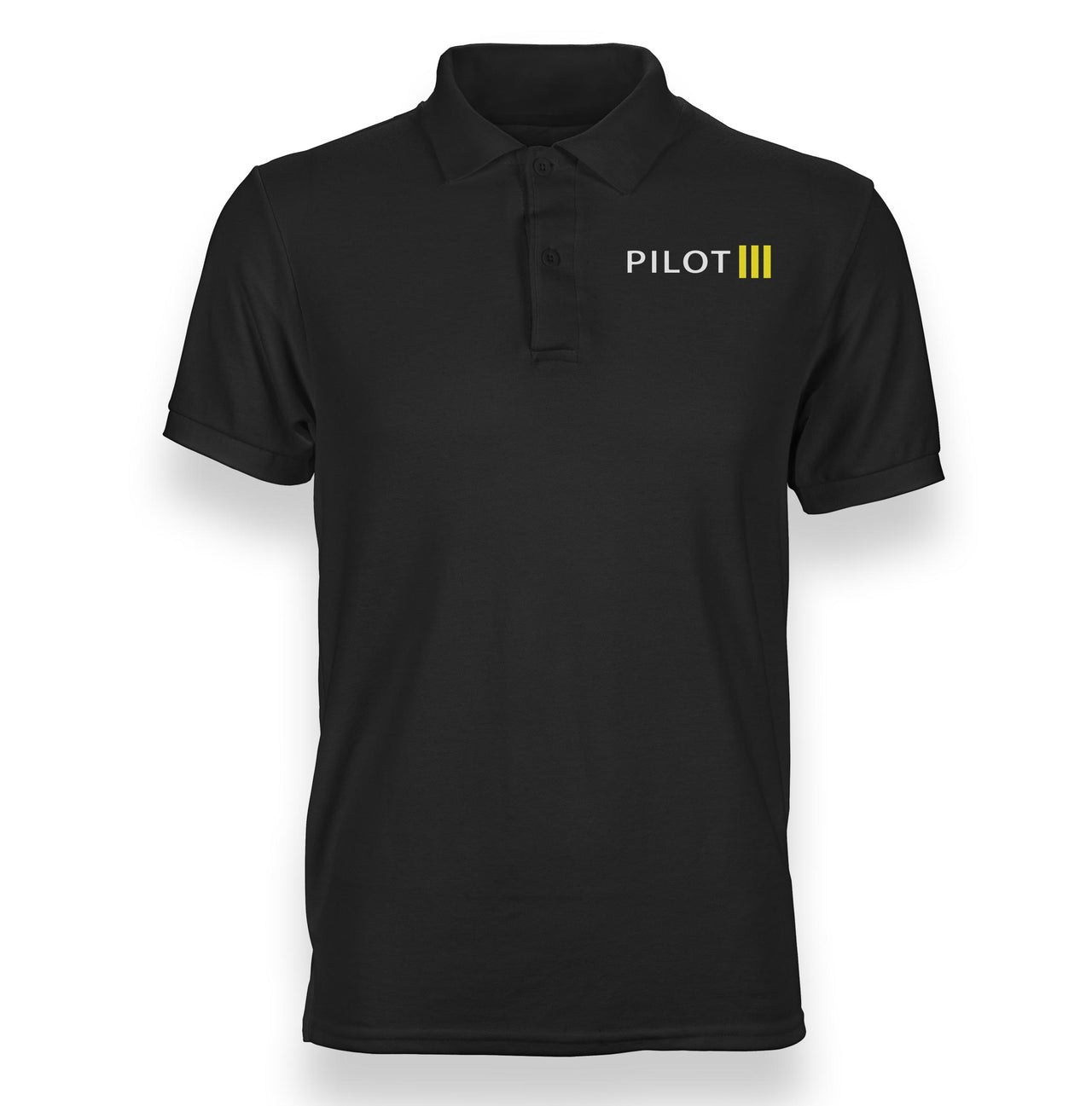 Pilot & Stripes (3 Lines) Designed Polo T-Shirts