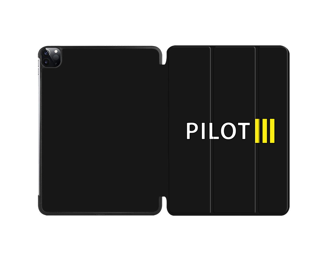 Pilot & Stripes (3 Lines) Designed iPad Cases