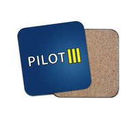 Thumbnail for Pilot & Stripes (3 Lines) Designed Coasters