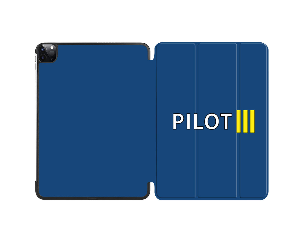 Pilot & Stripes (3 Lines) Designed iPad Cases