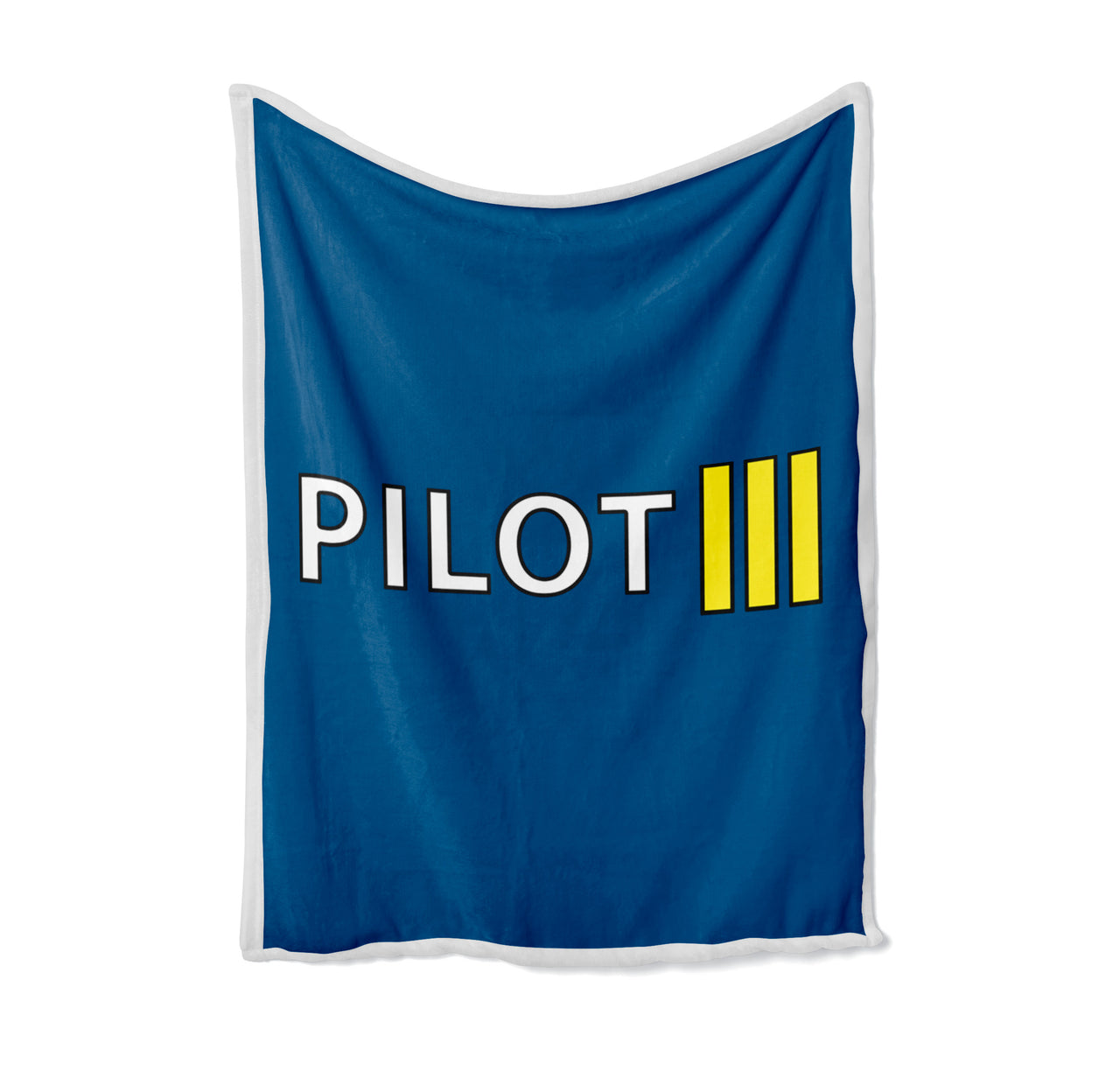Pilot & Stripes (3 Lines) Designed Bed Blankets & Covers