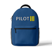 Thumbnail for Pilot & Stripes (3 Lines) Designed 3D Backpacks