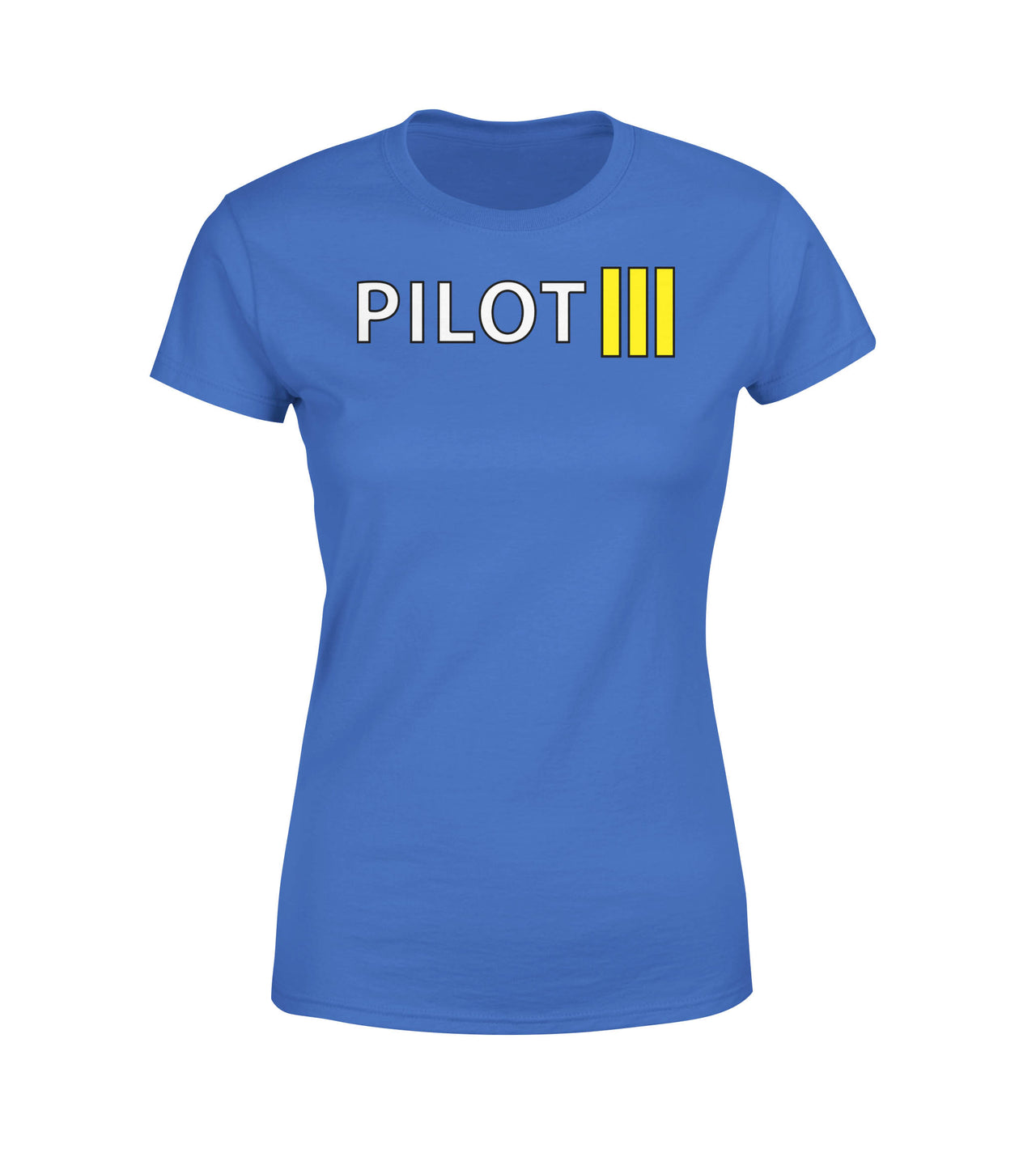 Pilot & Stripes (3 Lines) Designed Women T-Shirts