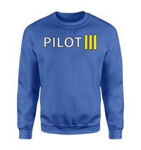 Thumbnail for Pilot & Stripes (3 Lines) Designed Sweatshirts