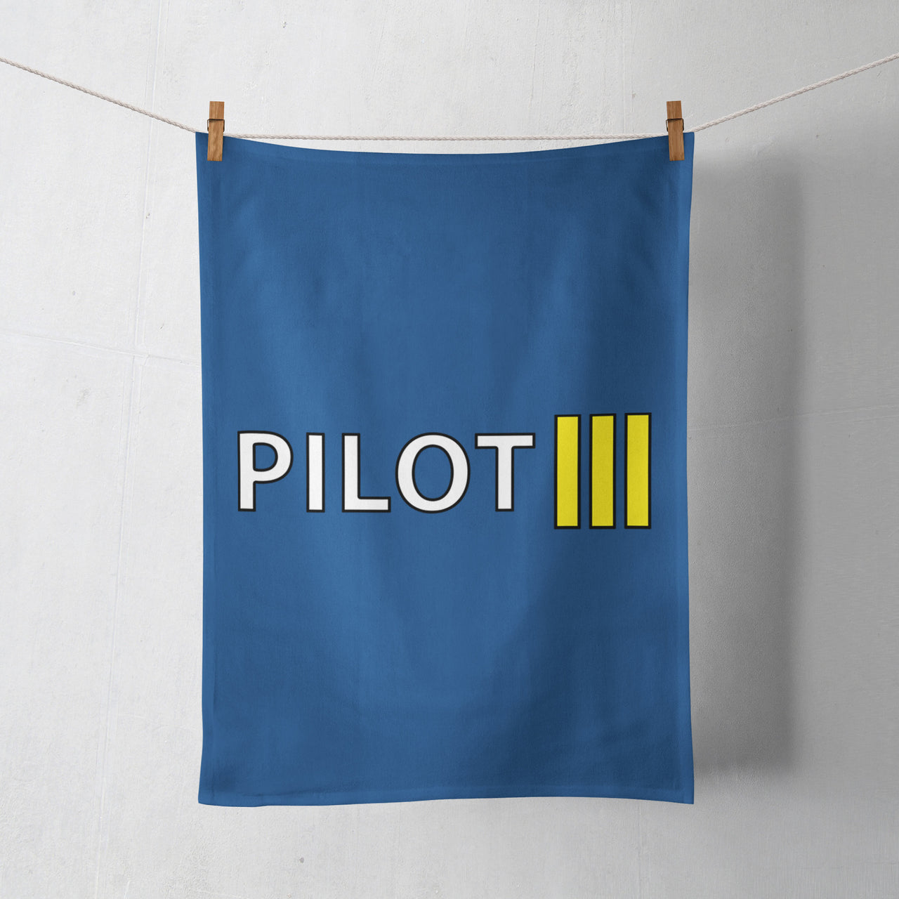 Pilot & Stripes (3 Lines) Designed Towels