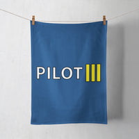 Thumbnail for Pilot & Stripes (3 Lines) Designed Towels
